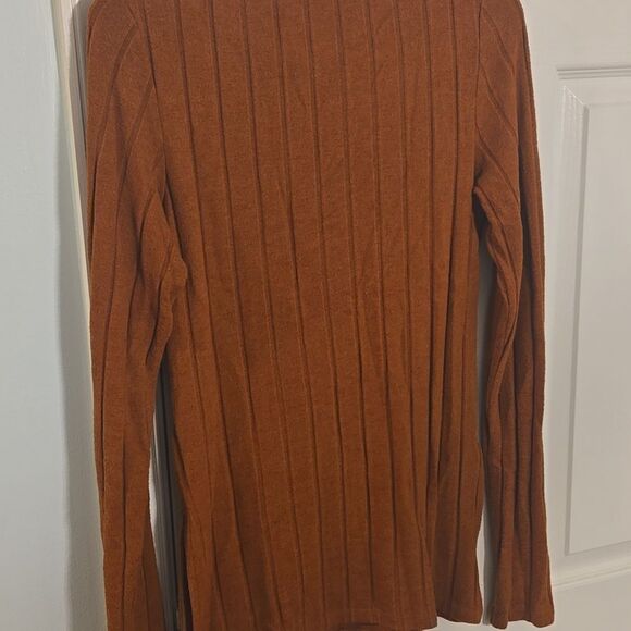Anthropologie Burnt Orange Knit Top - Picture 5 of 5